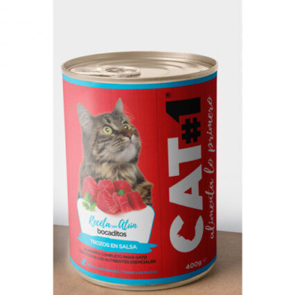 CAT-1 Húmedo Atún y Cereales 400gr