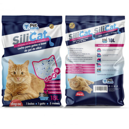 Silicat gel de sílice Pet Sana 18 litros