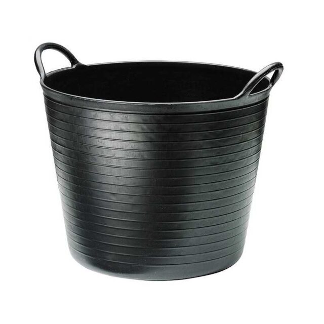 Cubo de goma flexible de 25 litros