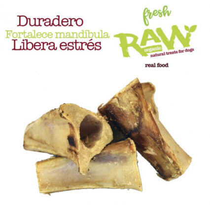 Hueso de tibia de búfalo horneado Natural bolsa 10 piezas